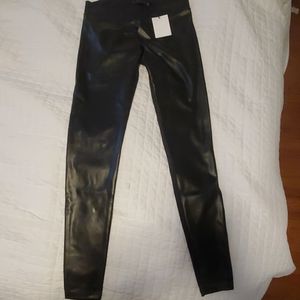 Hatch faux leather leggings